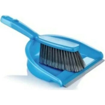 1 Adet Fırçalı Faraş Seti Temizlik Süpürgesi Lastik Uçlu Faraş ve Fırça Seti