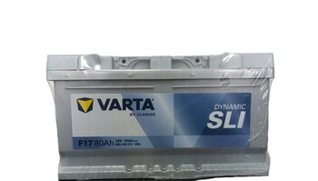 Varta 80 Ah. 740a (En) Blue Dynamic Sli (Üretim Tarihi:2025)