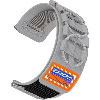 Teleplus Havit M9030 Pro Kordon KRD112 Orbital Örgülü Halat Tasarımlı Naylon Kumaş Hasır Kordon 20MM - Gri