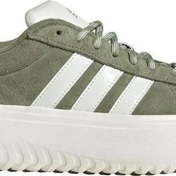 Adidas IH2431 Grand Court Platform Yeşil Kadın Yürüyüş Ayakkabısı