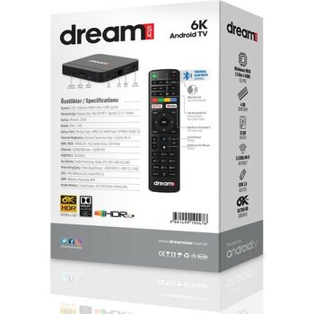 Dreamstar I4 TV Box 4gb Ram 32 GB Hafıza Android 12
