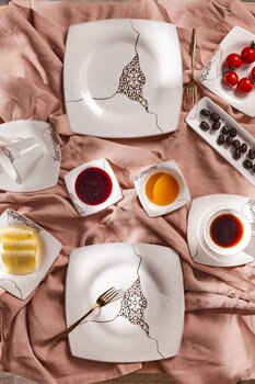 Karaca Fine Pearl Era 26 Parça 6 Kişilik Kahvaltı Servis Takımı