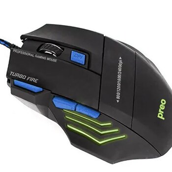 Preo My Mouse MMX08 Mavi Gaming Mouse ve Mouse Pad