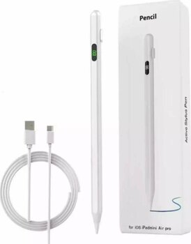 Uk Apple Pencil Pro 12.9 İnç 5.Nesil A2378 A2461 A2379 Uyumlu Dokunmatik Tablet Çizim Kalemi