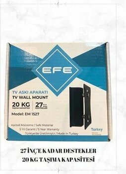 Tv Monitör Uyumlu Sabit Mönitör Duvar Askı Aparatı Led 9-27 Inç