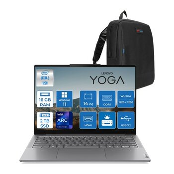 Lenovo Yoga Slim 7 14IMH9 Ultra 5 125H 16GB LPDDR5X 2tb 14" Wuxga (1920X1200) OLED 400NITS Intel Arc Graphics Windows 11 Pro Taşınabilir Bilgisayar...