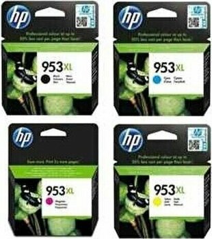 Hp 953XL4 Renkset Kartuş - Sarı - Siyah