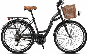 Geroni Sırıo Siyah - Kahverengi Şehir Bisikleti