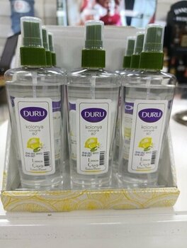 Duru Limon Kolonyası 80 Derece  150 ml Sprey 9 Adet