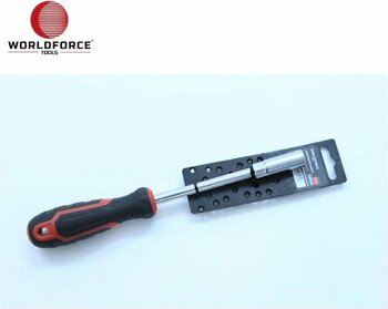 Worldforce 11468 Lokma Tornavida S2 Çelik Profesyonel Alet 13 Mm