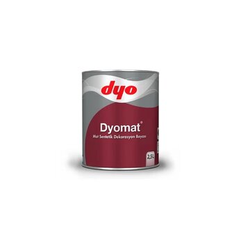 Dyo Dyomat Sentetik Yağlı Boya  Siyah 0.75Lt