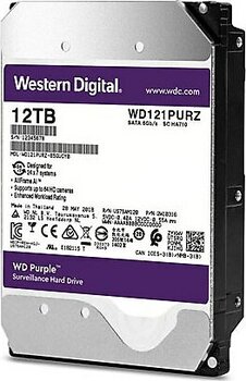 Western Digital Purple WD121PURZ SATA 3.0 7200 RPM 3.5" 12 TB Harddisk