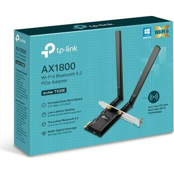 TP-Link Tp-Lınk Archer TX20E AX1800 Wı-Fı 6 Bluetooth 5.2 Pcıe Adaptor