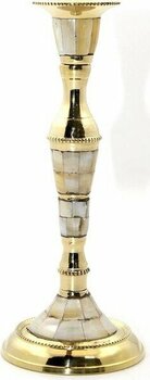 Tekli Pirinç Sedefli Şamdan 6023 - Çok Renkli