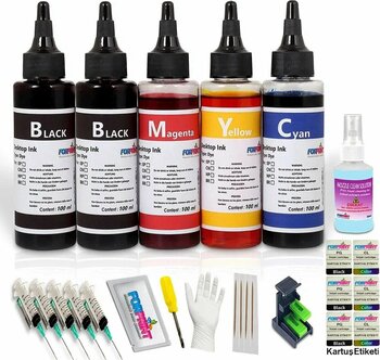 Forprint 5x100 ml Canon PG-545 CL-546 Uyumlu Kartuş Dolum Seti