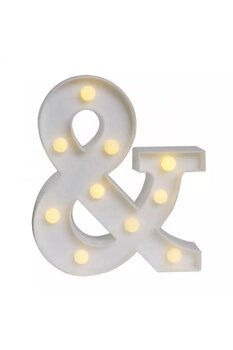 DogusDeco & Sembol Işıklı Led Harf Dekoratif Aydınlatma Büyük Boy