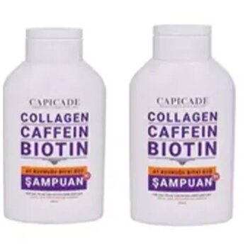 Capicade Collagen Caffein Biotin 2x300 ml Şampuan