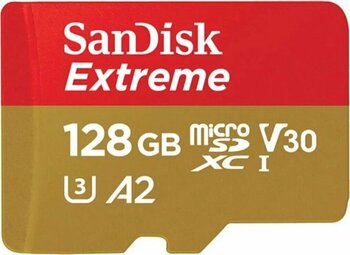 SanDisk Extreme 128GB Micro SD Hafıza Kartı