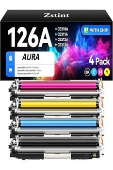 HP 126A CE310A CE311A CE312A CE313A HP Laserjet 100 Color MFP M175nw CP1025 M275 AURA 1 SET TONER