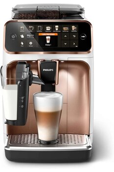 Philips Lattego Tam Otomatik Premium Ep5443 Krom-Beyaz Kahve Ve Espresso Makinesi 12 Farklı Kahve