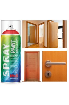 MxS DEMİR&AHŞAP&PLASTİK KAPI DÖNÜŞÜM BOYASI ÖZEL YAPIM AKRİLİK SPREY BOYA 400 ML