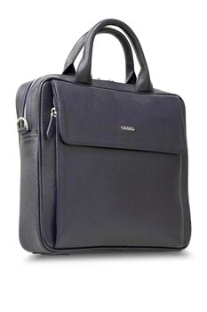 Guard Lacivert Hakiki Deri 14 Inç P1707 35 x 29 x 8 cm Laptop Ve Evrak Çantası
