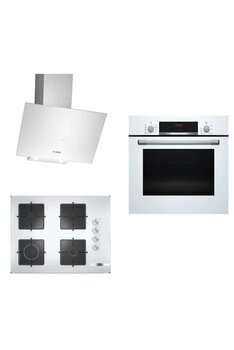 Bosch Beyaz 3 Lü Ankastre (Hbf534ew3t - Pop7c2o12o - Dwk64pj20t) 67 Cm Ocak