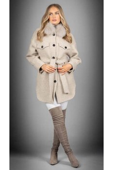 janbely Yünlü Ceket L Beden