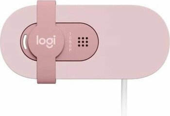 Logıtech  960-001623, Brıo 100 Wcm V-U0072, Full Hd, Dahili Mikrofonlu, Rose Webcam - Çok Renkli