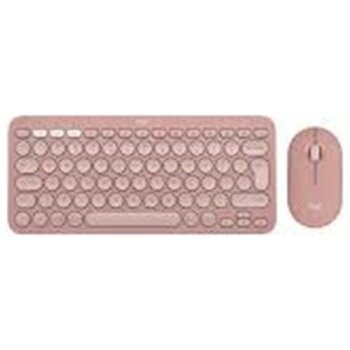 Ronanna Logitech 920-012247 Pebble 2 Combo Pembe Kablosuz Klavye Mouse Seti