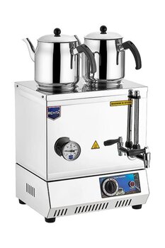 Remta Ep02 30 Model Çift Demlikli Elektrikli Çay Kazanı 23 Litre-demlik Dahil Değildir