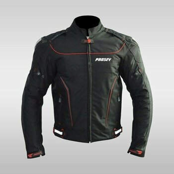 Prosev 186 Hörgüçlü 4 Mevsim Motorcu Montu Siyah - S