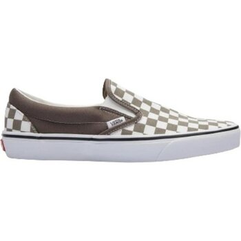 VANS Classic Slip-On VN000BVZ9JC1 Unisex Kahverengi-Beyaz Günlük Sneaker Ayakkabı - Kahverengi - Beyaz - 42
