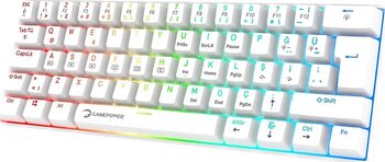 Gamepower Lyra 60M Beyaz RGB TKL Red Switch Kablolu Mekanik Oyuncu Klavyesi