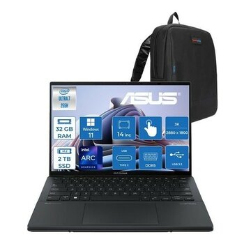 Asus Zenbook Duo Intel Core Ultra 7 255H 32GB Ddr5 2tb SSD Intel Arc Graphics WIN11PRO 14" 3k OLED 120Hz 500NITS Dokunmatik Taşınabilir Bilgisayar ...