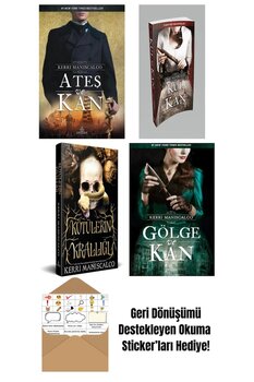Kerri Maniscalco 4 Kitap Seti + Okuma Sticker'ları