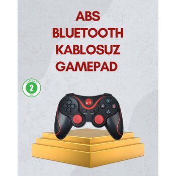 Ergonomik Tasarımlı Kablosuz Bluetooth Gamepad Titreşimli