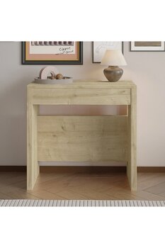 İNARCH DİZAYN Nivo Modüler Açılır Yemek Masası – Dresuar & Çok Amaçlı Masa,Kapalı 44 cm-Açık 116 cm