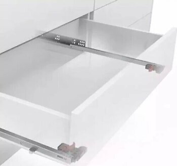 Samet Slidea Frenli Mandallı 450 18 Mm Çekmece Rayı Kısmi Acılım Mandal Dahil