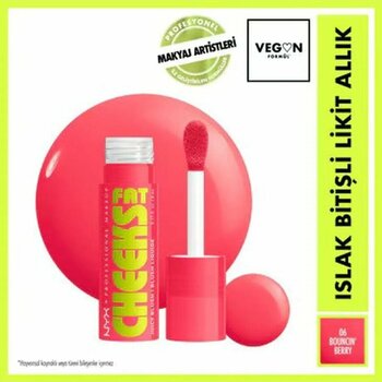NYX Fat Cheeks Likit Allık Bouncin Berry 06