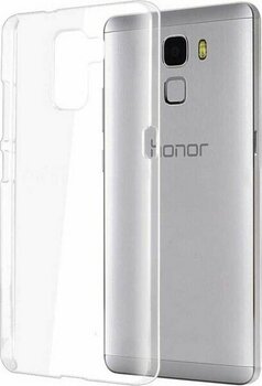 Kvy Huawei Honor 7 Kamera Korumalı Süper Silikon Kılıf Ekran Koruyucu - Şeffaf