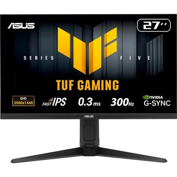 Nacario Asus Tuf Gamıng VG27AQML5A 27 HDR400 2k Fast IPS Freesync ve G-Sync Uyumlu 2560X1440 0.3ms 300Hz 300CD Dp HDMI USB Hoparlör Vesa 3yıl%95 Dc...