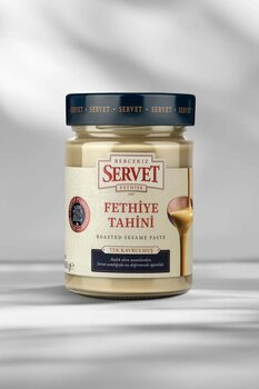 BERCEKIZ SERVET ŞEKERLEME Tek Kavrulmuş Taze Fethiye Tahini - 300 gr