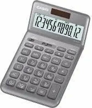 Casio JW-200SC-GY Gri Masa Üstü Hesap Makinesi