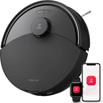 Roborock Q8 Max Pro Siyah Akıllı Robot Süpürge