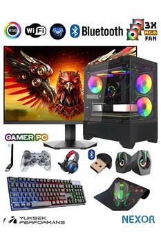 Nxr179 İntel Core I5 9400f 16gb 512gb Ssd Gt740 4gb 27" Oyuncu Masaüstü Bilgisayar