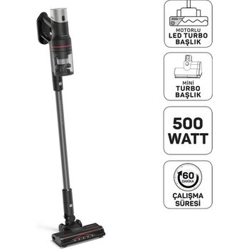 Arzum Magiclean Flex Dikey Şarjlı Süpürge 500W Siyah - AR4209