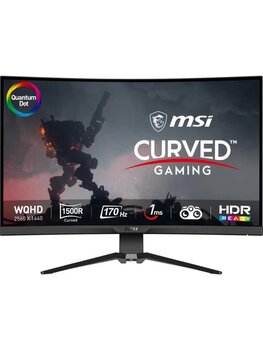 Msı Mag 275Cqrf-Qd 27" 1 Ms 2K Curved 170 Hz Oyuncu Monitörü Outlet Vitrin