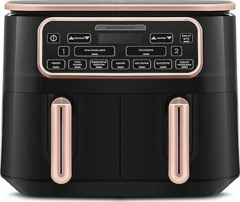 Karaca Air Pro Cook Duo Tandır XXXL 8 lt 2500 W Rose Gold Airfryer Yağsız Fritöz