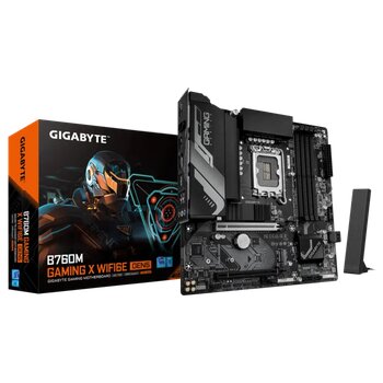 Gigabyte B760M GAMING X WIFI6E GEN5 Sc-1700 DDR5 7600MHz M2 mATX INTEL Anakart